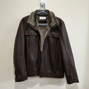 Calvin Klein leather jacket